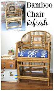 The Bamboo Chair How To Make A New Seat Girl In The Garage Bamboo Chair Makeover Bamboo Furniture Makeover Bamboo Chair