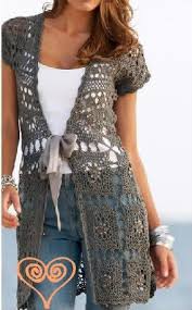 Chalecos 2010 | Ropa crochet, Chalecos, Chalecos largos