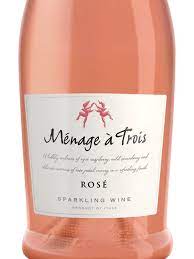 A rosé wine from california, united states. Menage A Trois Rose Sparkling Vivino