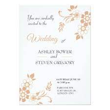 Simple Floral White Wedding Invite Weddinginvitations Wedding Invitations Party Fine Wedding Invitations Wedding Invitations Simple Wedding Invitations