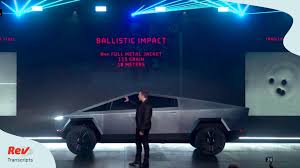 Tesla Cybertruck Event Transcript Elon Musk Unveils Cybertruck Rev