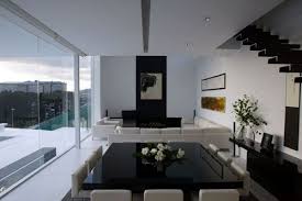 2 Rhythm Through Opposition Putting Two Elements That Create Contrast Together This Room Consists Of The Colors Blac House Modern House Design House Design