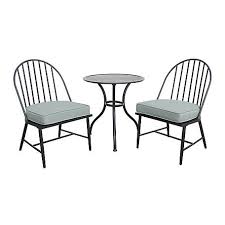 Choose a set with high back chairs for something truly relaxing, or find yourself a. Apollo Outdoor Custom Designs Rochelle Bistro Furniture Set Sc K 933 3bk At Tractor Supply Co