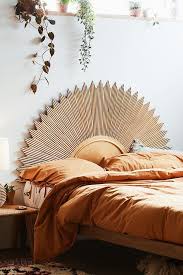 gold decor home bedroom boho headboard sun tete de lit maison deco chambre coconing deco maison
