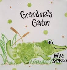 Grandma S Gator Foot Print For Miles Shannon Knopke Fine Art Art For Kids Print Art