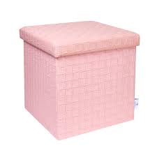 When extra storage is needed, but it can also add additional seating; B Fsobeiialeo Storage Ottoman Faux Leather Footrest Stool Storage Box Cube Toy Chest 15 X15 X15 Pink Medium Buy Online At Best Price In Uae Amazon Ae