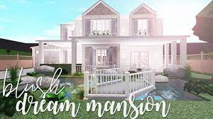 Roblox Bloxburg Blush Dream Mansion 152k Youtube Mansions Beautiful House Plans Diy House Plans