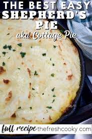 The Best Easy Skillet Shepherd S Pie The Fresh Cooky Recipe In 2021 Fun Easy Recipes Shepherds Pie Easy Meals