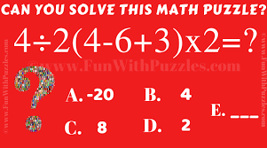Nov 13, 2019 · math brain teasers for adults & kids are compelling intelligence exercises. Quick Math Puzzle For Kids With Answer Maths Puzzles Puzzles For Kids Math Riddles