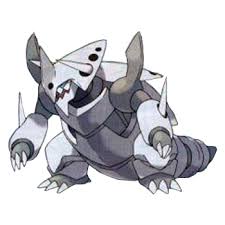 Aggron Mega Evolves Into Mega Aggron When It Does The