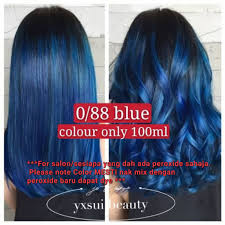 When choosing the perfect sapphire blue hair dye for your needs, it's important to understand the variety of different choices available on the market. 0 88 Blue Hair Color Dye Professional Japan Colour Cream 100ml Shopee Malaysia