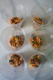 These colourful dessert cups are loaded with oatmeal peanut butter cookie dough, chocolate pudding and mini m&ms. Monster Cookie Pudding Parfaits This Is Not Diet Food