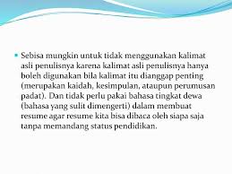 Membuat Resume Ppt Download