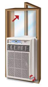 Horizontal window air conditioners are the traditional models that fit in vertically sliding windows called double hung windows. Window Air Conditioners Buying Guide
