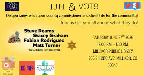 Weld County Sheriff & Commissioner Town Hall