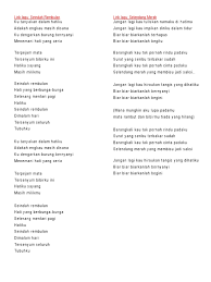 Lirik lagu sebab ku sayang dia. Lirik Lagu Gari Pdf