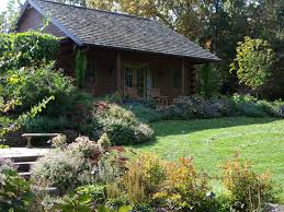 Log home maintenance guide #1. Small Log Cabins Landscaping Ideas Houzz