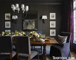 Sumptuous Fabrics Weave A Warm Family Home In 2020 Dark Dining Room Warm Dining Room Dining Room Paint Colors