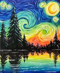 Whether you are just learning to paint, want to brush up on your skills, looking for awesome family projects or just curious about making art, there is something here for you!! 30 Easy Landscape Painting Ideas For Beginners Easy Canvas Painting I Grace Painting Crafts
