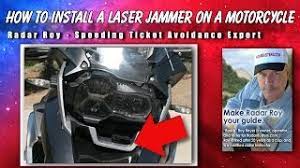 Detects all radar and laser bands and is certified by speed measurement labs. How To Install A Laser Jammer On A Motorcycle Radar Roy Youtube