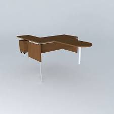 Pedestals are an excellent way to extend your office storage capacity and help reduce clutter in your working space. Office Desk With Mobile Pedestal Peninsula 2000x1900x735mmh Free 3d Model Max Obj 3ds Fbx Stl Dae