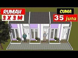 Rumah Kos Kosan Minimalis 3x3 M Luas Tanah 45m2 Amatir Desain 38 Youtube Desain Rumah Mungil Desain Denah Rumah