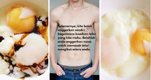Masukkan 2 biji telur ke dalam tuangkan air panas yang baru dimasak ke dalam bekas ini mengikut gred telurnya. Cara Dapatkan Telur Separuh Masak Yang Sedap Maskulin