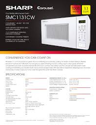 Find many great new & used options and get the best deals for omega microwave 30l om30x stainless steel at the best online prices at ebay! Sharp Smc1131cw Specification Manualzz