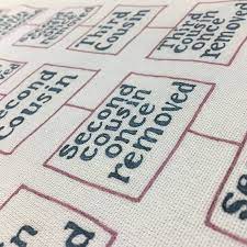 The Cousin Explainer Teatowel Present Indicative