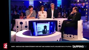@ruquierofficiel vous donne rdv dans on n'est pas couché le samedi 23h sur @france2tv. Onpc Nicolas Ker Completement Ivre Fait Une Lourde Chute Malaise Sur Le Plateau Video Video Dailymotion