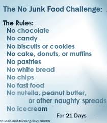 No Junk Food Challenge Weight Loss Printable Walking