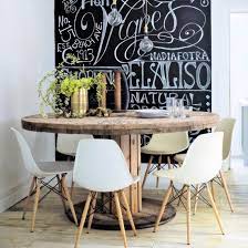 Last summer i found a large 39 x 33 wood picture frame for $10 at a y ard sale that i thought would work perfectly. 9 Brilliant Ways To Decorate With A Blackboard Ideal Home