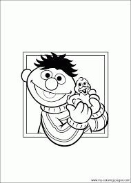 Fun free kids coloring pages to print and color. Ernie Bert Coloring Pages Kinder