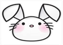 Bunny Face Template Kawaiicutesy Com Kawaii Kreatures En 2020 Dessin Anniversaire Dessin Lapin Kawaii