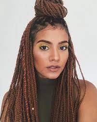 Braided Hairstyles With 4 Packs Of Hair Braided Hairstyles Black 80 S Braided Hairstyles Braid In 2020 Box Braids Hairstyles Braided Hairstyles Box Braids Styling