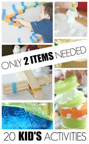Kids Activities Using 2 Items For Quick Play Ideas Business For Kids Activities For Kids Science For Kids