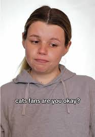 Geelong Cat Supporter with Bird in Mouth