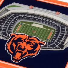 Chicago's shedd aquarium is now closed, but the penguins got to take an unprecedented trip to the city's soldier field, home to the chicago bears and the stadium is currently open to human fans on a limited basis. Spielzeug Jigsaw Puzzle Nfl Chicago Bears Soldier Field Stadium New 1000 Piece Triadecont Com Br