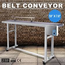 Electric 59 X 7 8 Pvc Belt Conveyors Systems Industrial Code Rubber Ebay Link Adjustable Lighting Conveyor System Conveyor