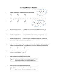 Free pdf worksheets from k5 learning's online reading and math program. Equivalent Fractions Challenge Teaching Resources