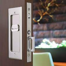 Lock beim führenden marktplatz für gebrauchtmaschinen kaufen Emtek Products Inc 2115 Privacy Emtek Modern Rectangular Solid Brass Mortise Pocket Door Privacy Latch The Hardware Hut