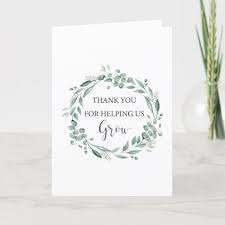 Thank You Message Holiday Card Zazzle Com In 2020 Holiday Cards Business Thank You Cards Holiday Design Card