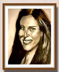 Valentine's Day big mouth portrait artwork