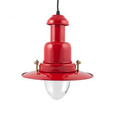 Red Pendant Fisherman S Lights These Post Office Red Pendant Lights Are Made Here In The Uk From Alumi Fisherman Pendant Light Pendant Light Fisherman Lights