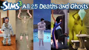 The Sims 3 All 25 Deaths And Ghosts Base Game Expansion Packs Youtube