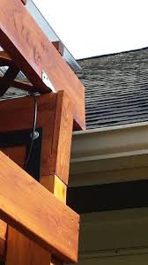 Make sure open louver will clear eave when fully open. How To Build A Diy Covered Patio