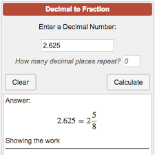 And, if you aim to do with paper and. Decimal To Fraction Calculator