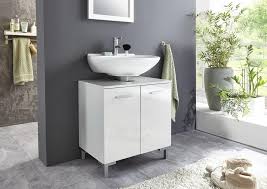 Held möbel vorratsschrank »virginia« 60 cm breit, mit 5 auszügen, weiß, weiß hochglanz/anthrazit. Hochglanz Softclose Bad Unterschrank Real De