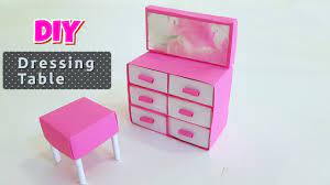 5 out of 5 stars. Paper Vanity Doll Table Dressing Table Paper Dollhouse Bedroom Furniture Miniature Craft Easy Youtube