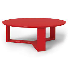 Markel Modern Red Coffee Table Round Coffee Table Living Room Living Room Coffee Table Coffee Table